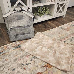 Dagne Dover Medium Heather Gray Indi Backpack new with tags